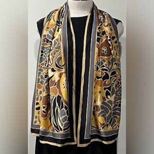 JIM THOMPSON Scarf 100% Silk 58 x 13”